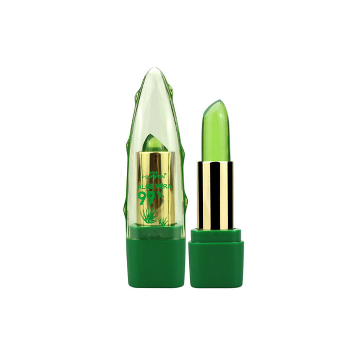 Aloe Vera Gel Jelly Color-changing Lipstick Moisturizing Moisturizing Repair Plant Care Lip Balm