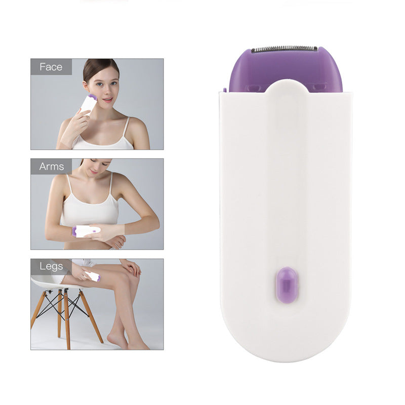 Cross-border New Epilator Blue Light Shaver Induction Shaver Women&#039;s Shaver Induction Hair Removal Device