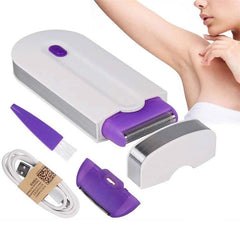 Cross-border New Epilator Blue Light Shaver Induction Shaver Women&#039;s Shaver Induction Hair Removal Device