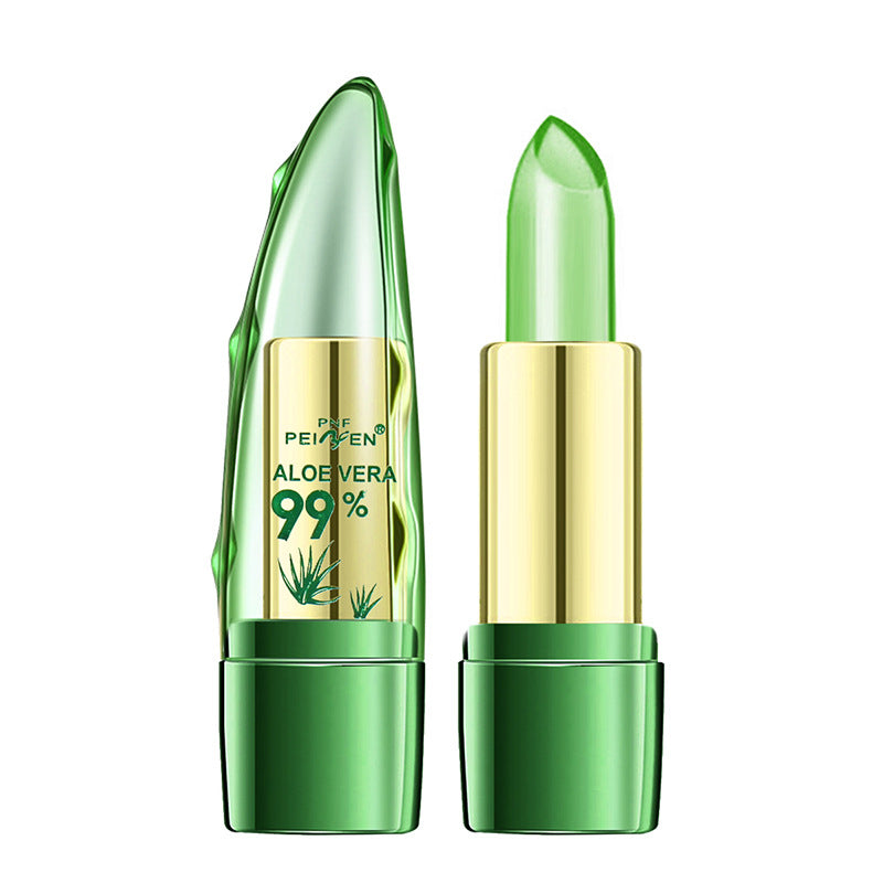 Aloe Vera Gel Jelly Color-changing Lipstick Moisturizing Moisturizing Repair Plant Care Lip Balm