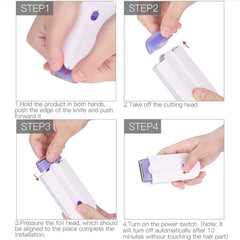 Cross-border New Epilator Blue Light Shaver Induction Shaver Women&#039;s Shaver Induction Hair Removal Device